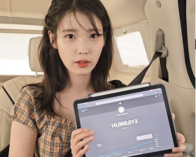 IU celebrates reaching 10 million YouTube subscribers with Diamond Play Button achievement